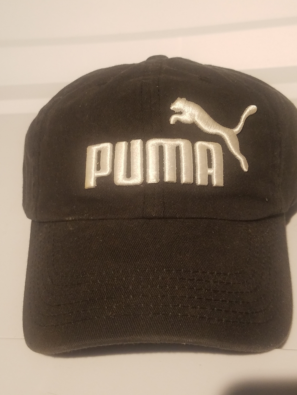 Men Puma Black Cap Adjustable